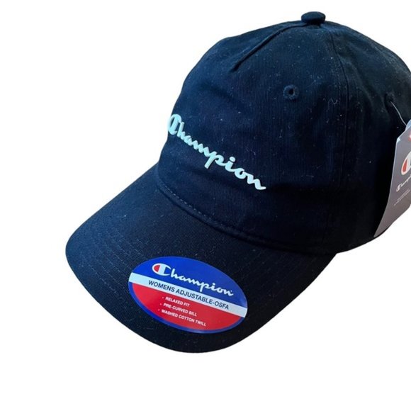 New Champion Women's Black Baseball Cap - Picture 2 of 5